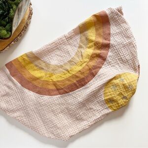 • Coveted Things Organic Rainbow Crib Sheet •